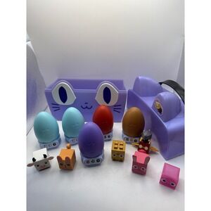 Roblox Pet Simulator 99 Mystery Egg Collector Set Purple Cat Carrier no codes